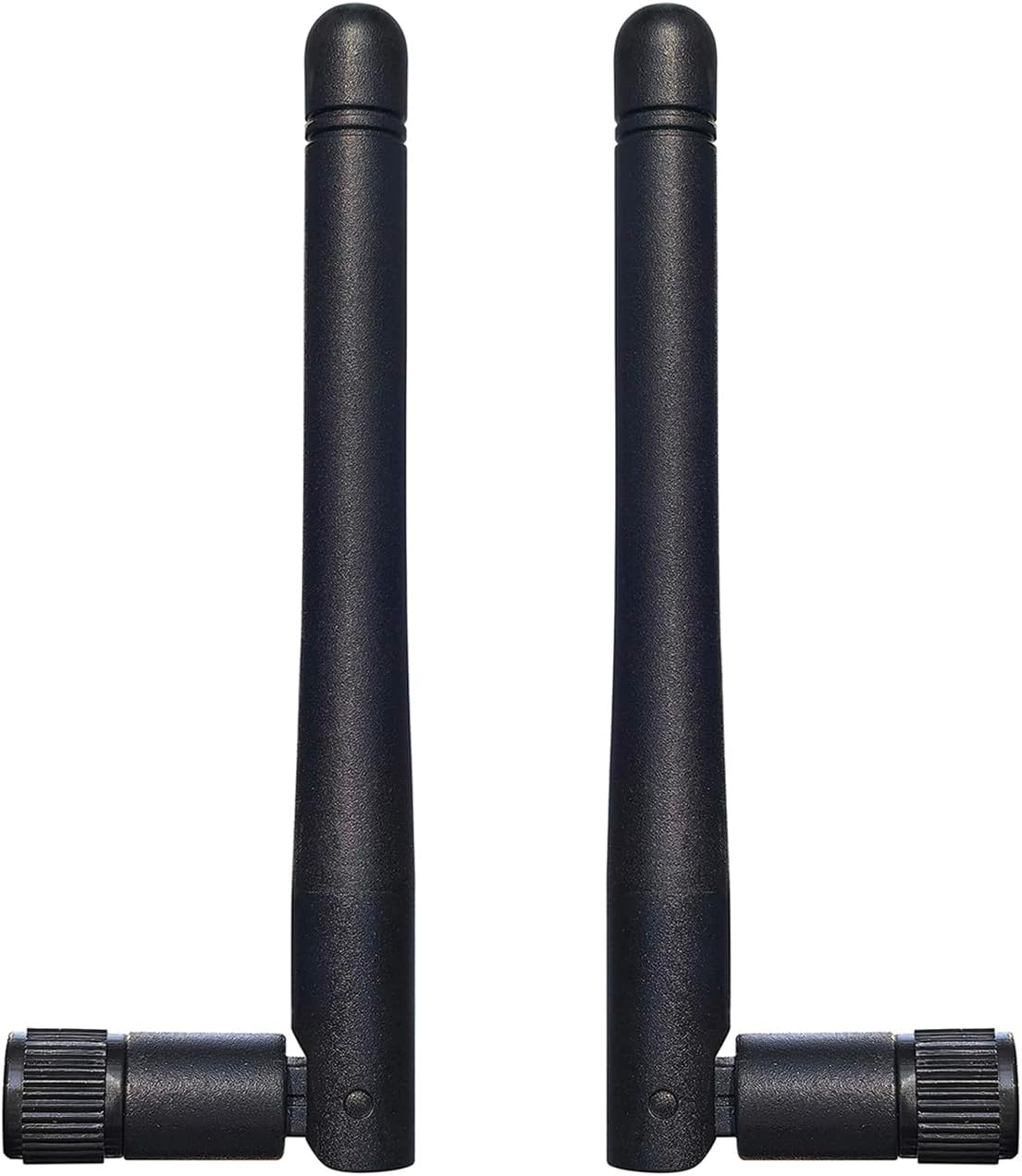 Dixingtek 6E 2.4GHz 5GHz 6GHz 2-Pack WiFi Tri-Band Bluetooth SMA Male Antenna, Compatible with WiFi Router Camera PCI-E