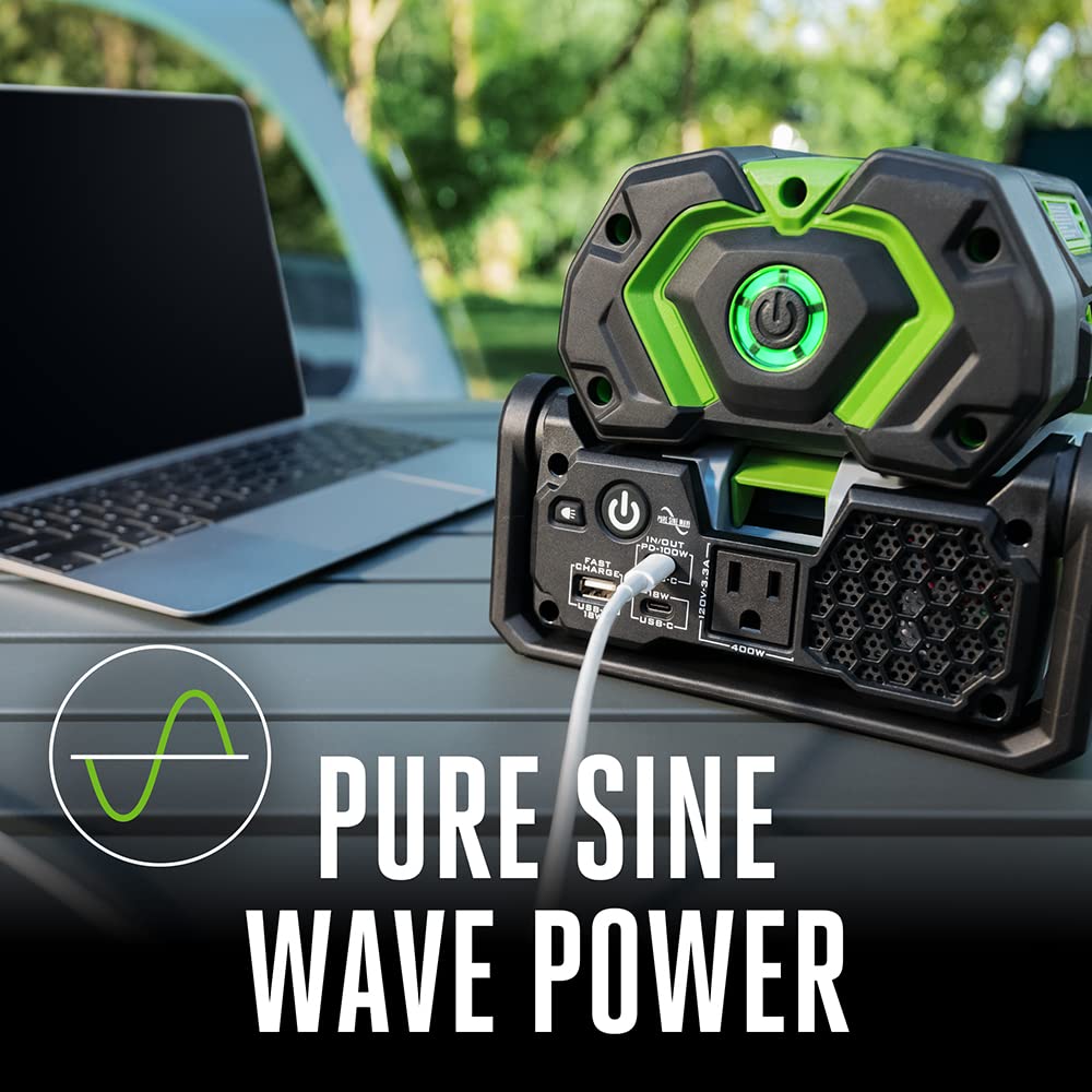EGO POWER+ Portable Inverter, 400W, Power Inverter Generator, Quiet. Battery and Charger Not Included - PAD5000