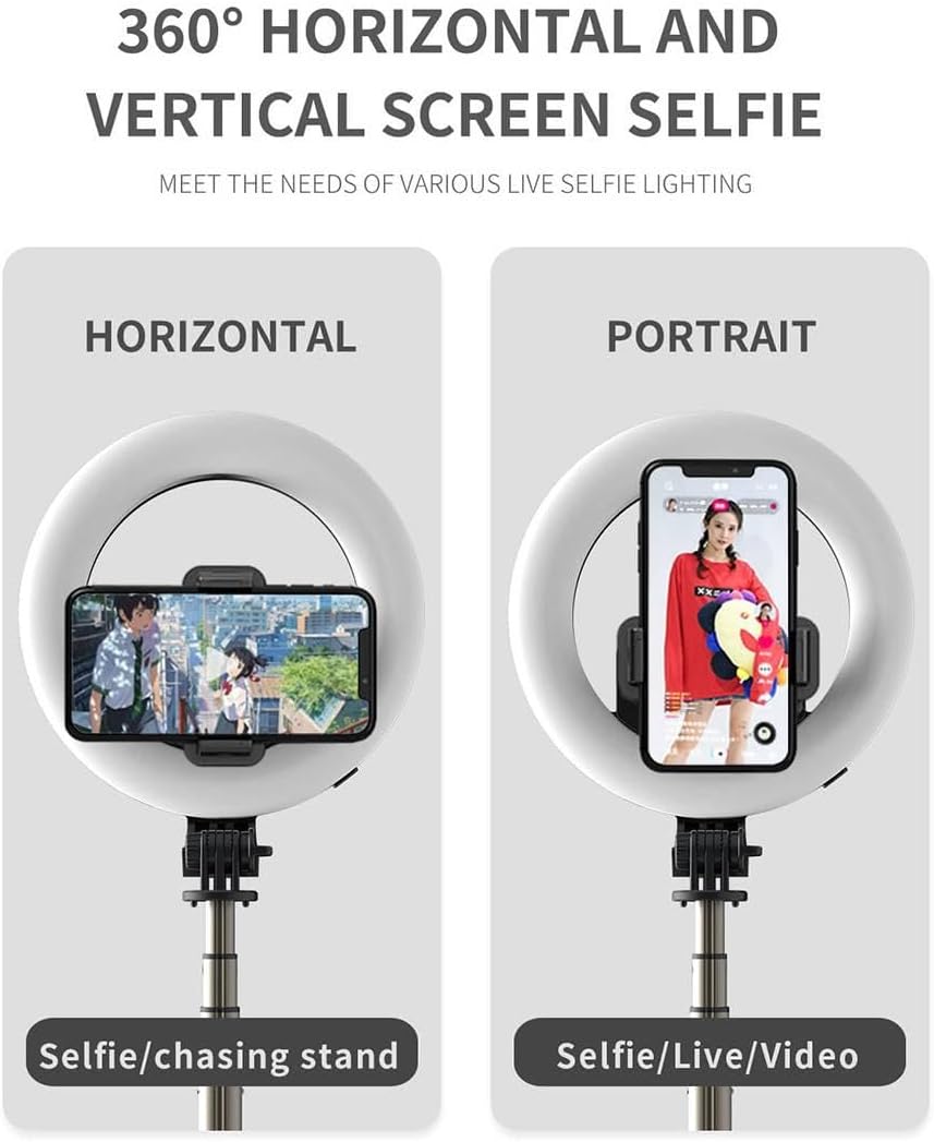 BoxWave Stand and Mount Compatible with Samsung Galaxy Grand Prime Duos TV - RingLight SelfiePod, Selfie Stick