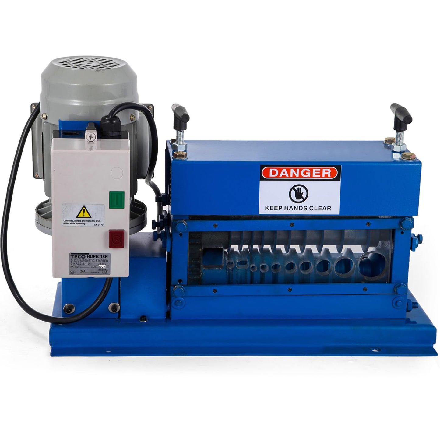 VEVOR Portable Wire Stripper, 0.06-1.5 in, Electric Wire Stripping Machine with 11 Channels, 10 Blades, Wire Stripping Machine, Speeds Up to 75 ft/min, Adjustable Screw, for Efficient Copper Recycling