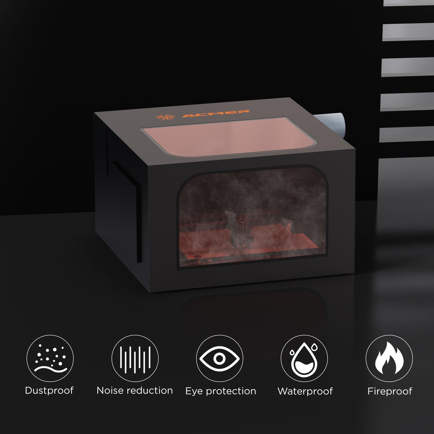 ACMER M4 Laser Rotary Roller and R20 Enclosure