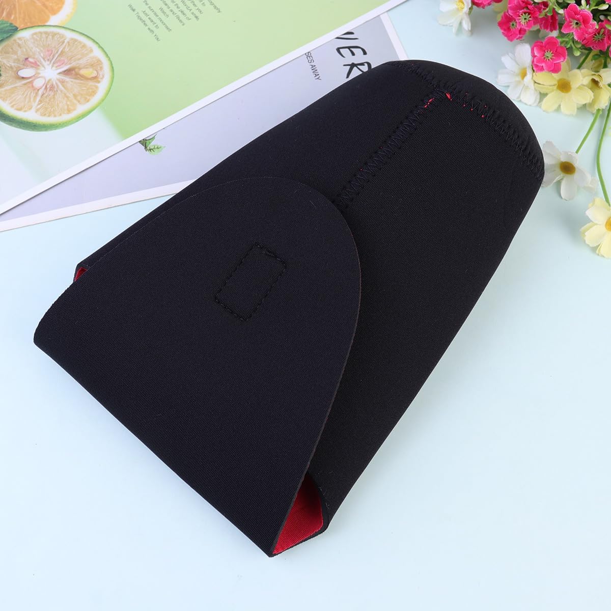 2pcs Thickened Neoprene Camera Lens Bag Diving-Resistant and Lens Sleeve Compact Protective Pouch for DSLR
