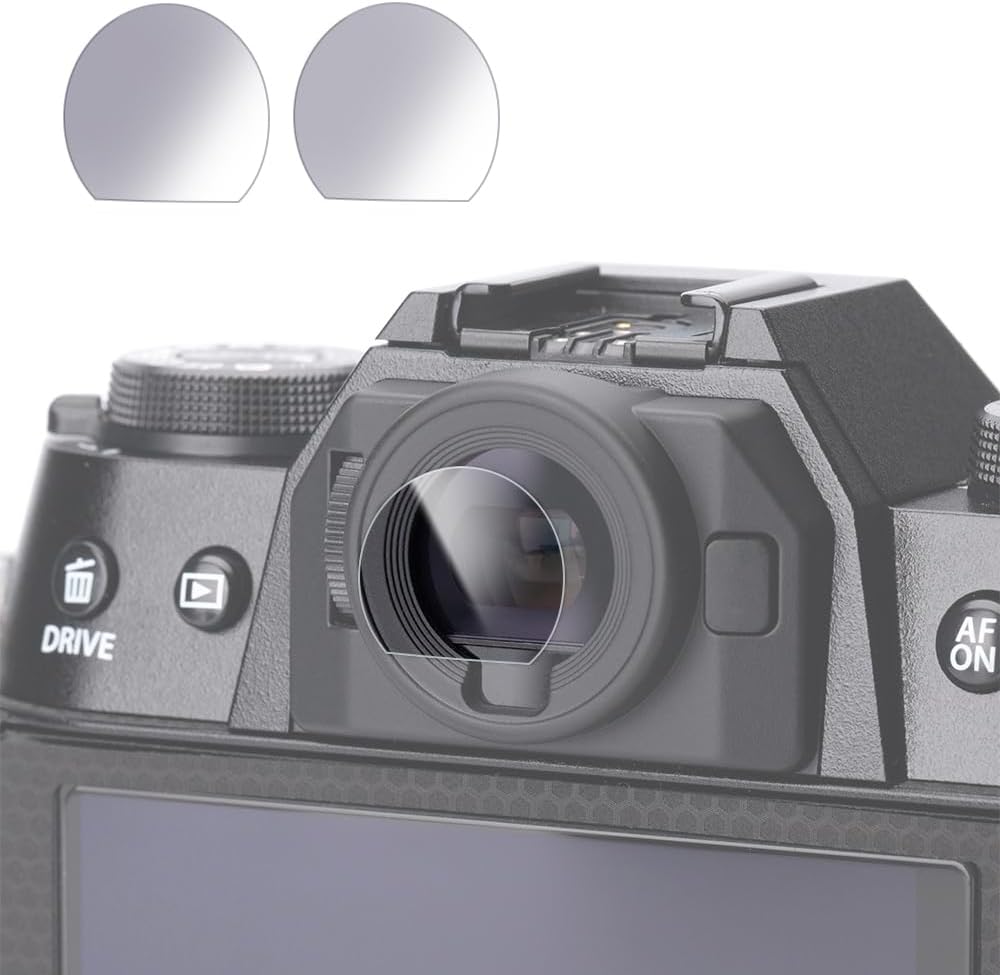 2PCS X-T50/X-T30II/X-T30/X-T20/X-S10 (2 Camera viewfinder tempered glass For Fujifilm Anti-Scratch Anti-Fingerprint