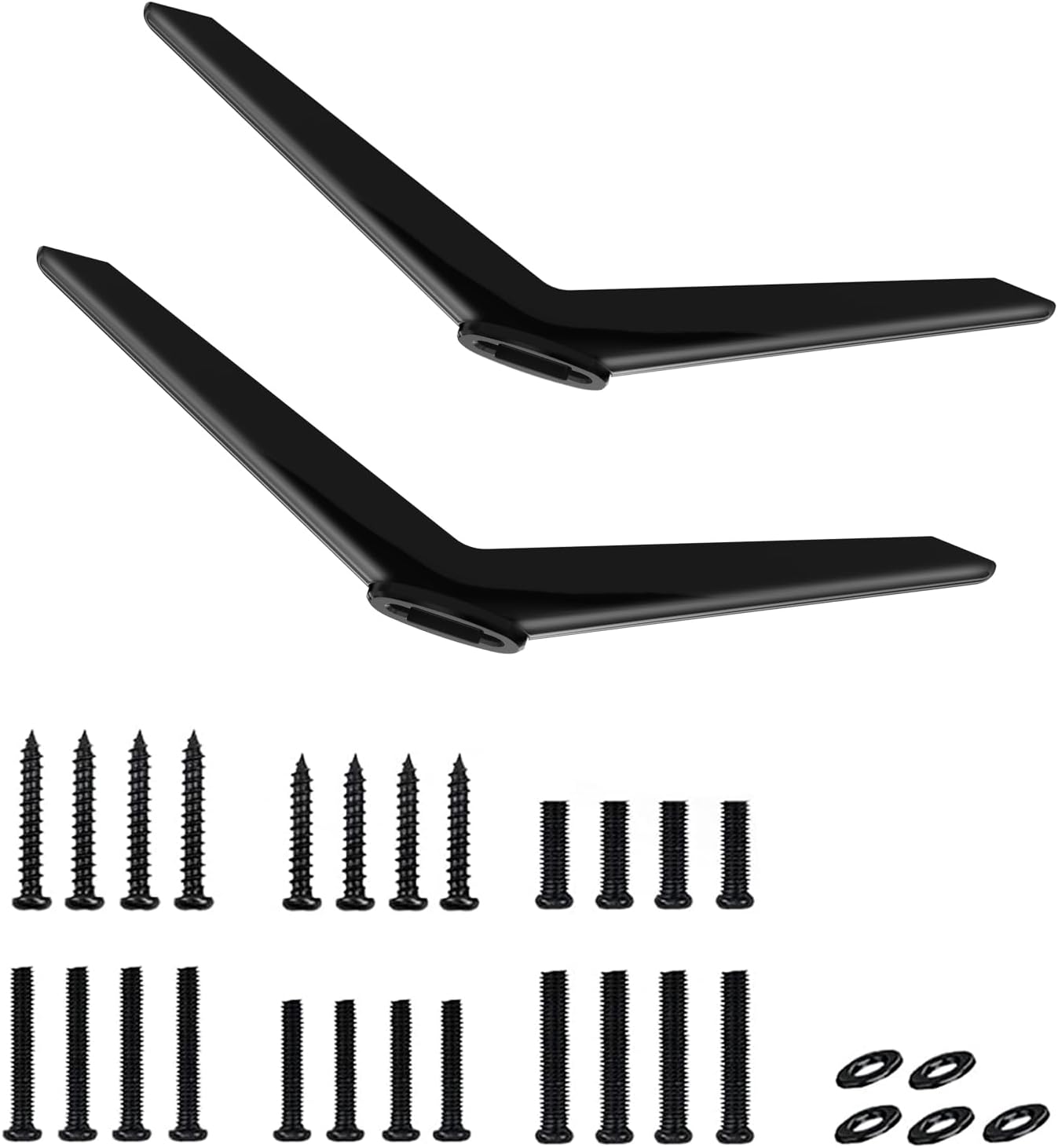 Chunxiao 32" 40" 43" 49" 50" 55" Upgraded TV Legs for TCL Roku TVs Hole - TV Base Stand for TCL Roku TV Stand Legs