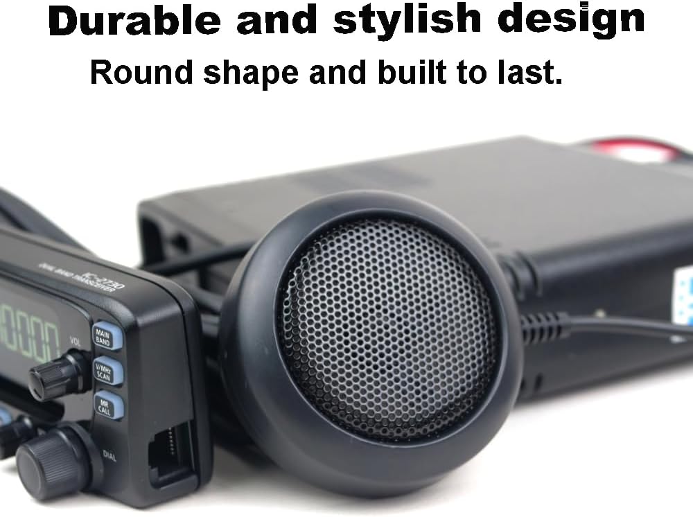 Gabil GSP-01 4 3 3.5mm 4.92 Upgraded Mini External Speaker, Ohm Watt High Power Audio for Mobile Ham Radio CB Scanner