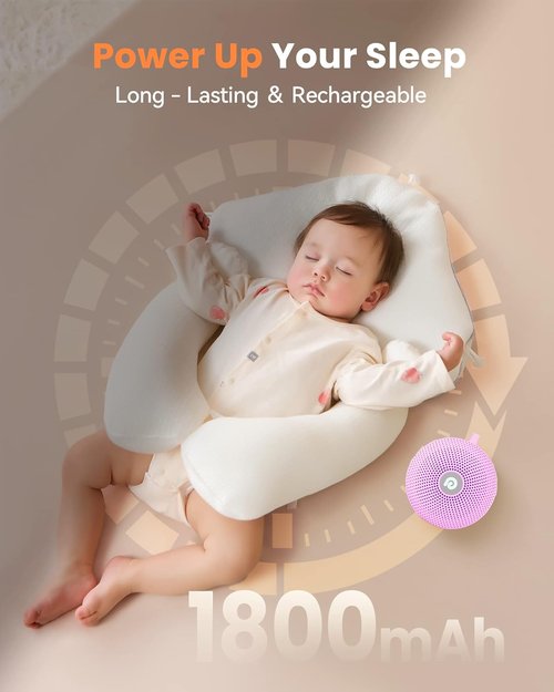 Dreamegg Baby Sleep Soother - Portable White Noise Machine with 21 Soothing Sounds | Ideal for Home & Travel