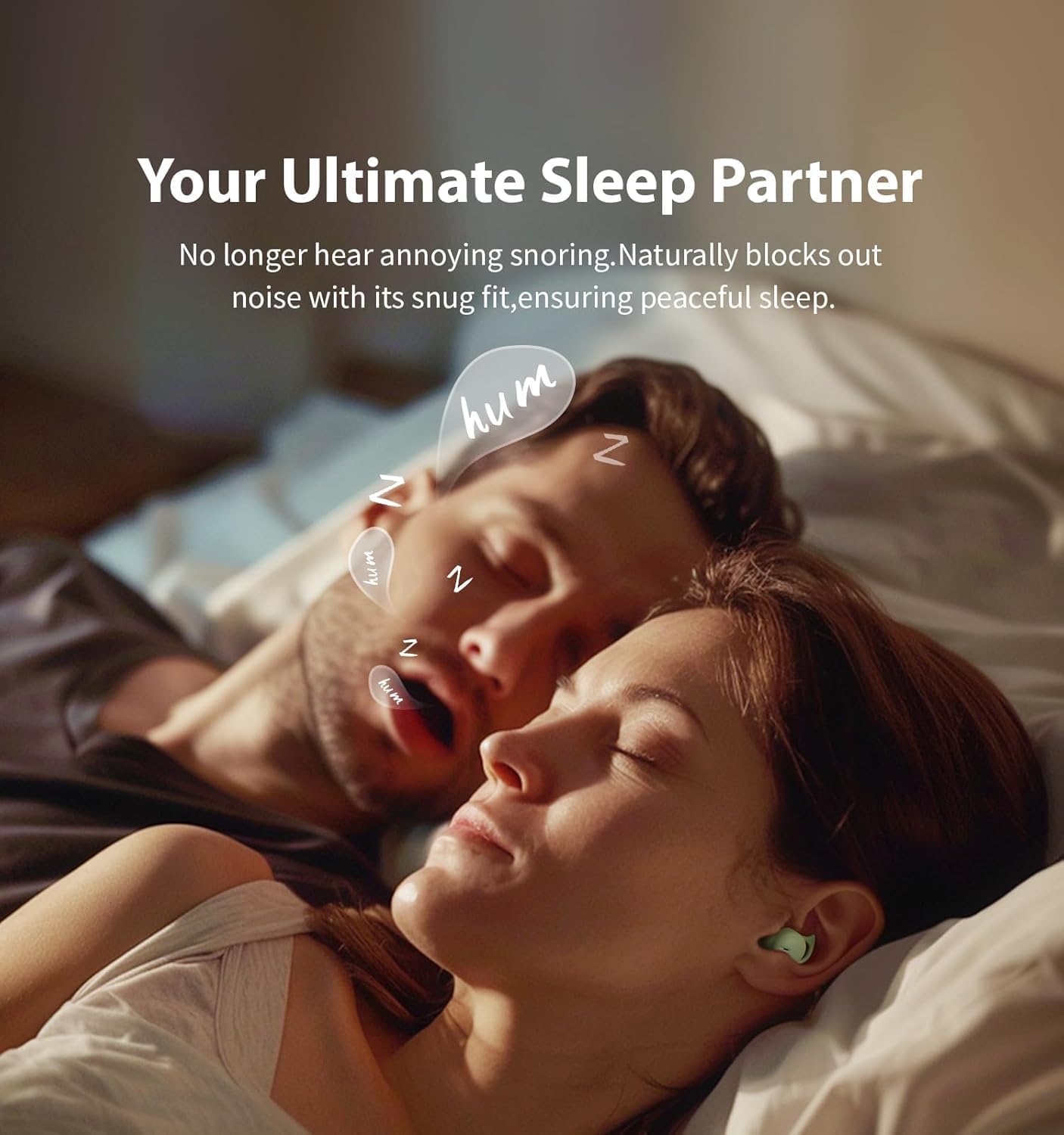 5.3 Invisible Sleep Headphones,Sleep Earbuds for Side Sleepers,Small Comfortable Fit Noise Blocking Sleeping