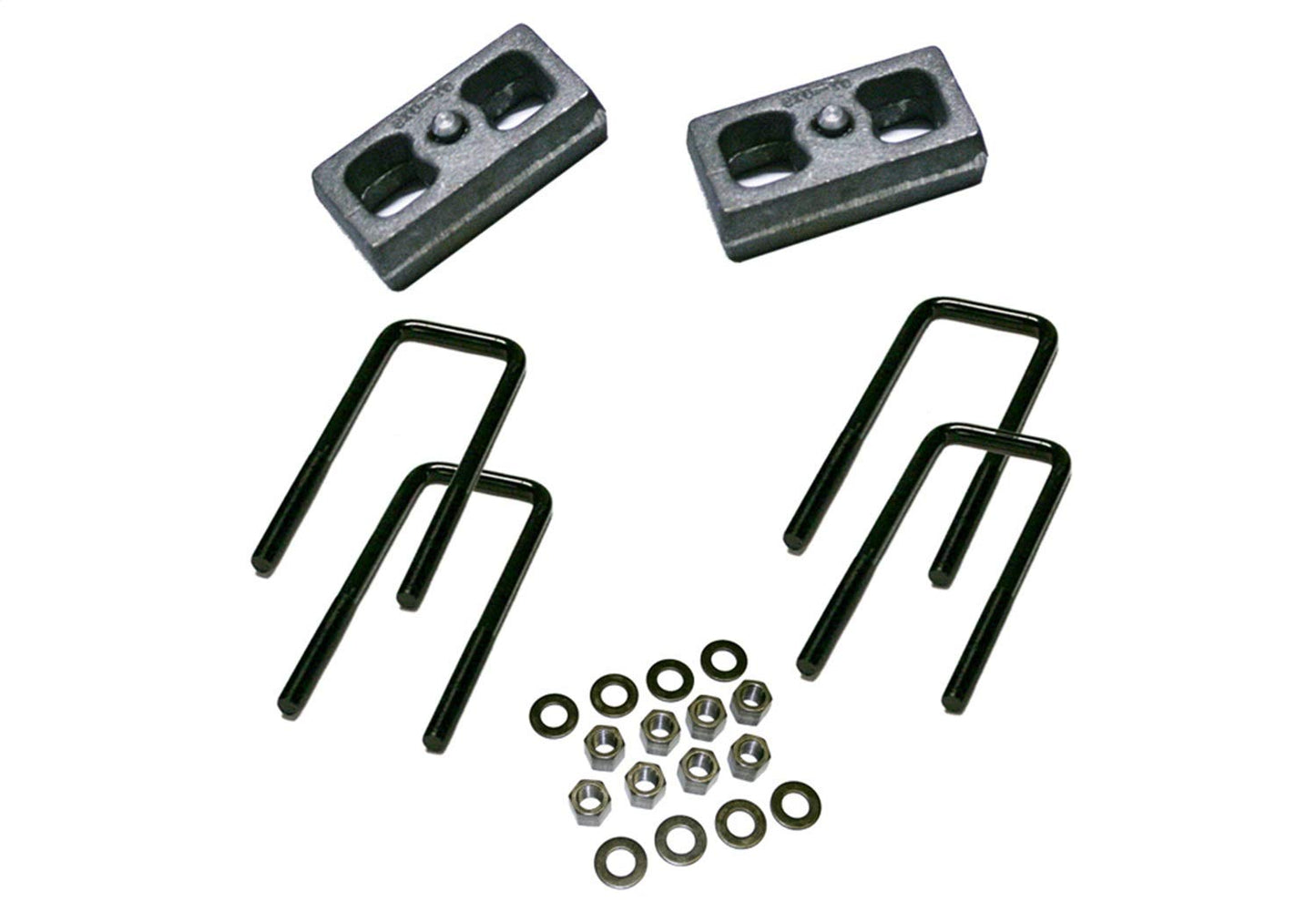 RealTruck SUPERLIFT SUSPENSION 2" Block Kit for Toyota 4-Runner/Pickup | Rear Lift Blocks, U-Bolts, & Hardware | 7127 | Fits 1979-1995 Toyota Pickup 4WD; 1979-1986 4Runner 4WD Fits w/ 2.5" Wide Ubolts