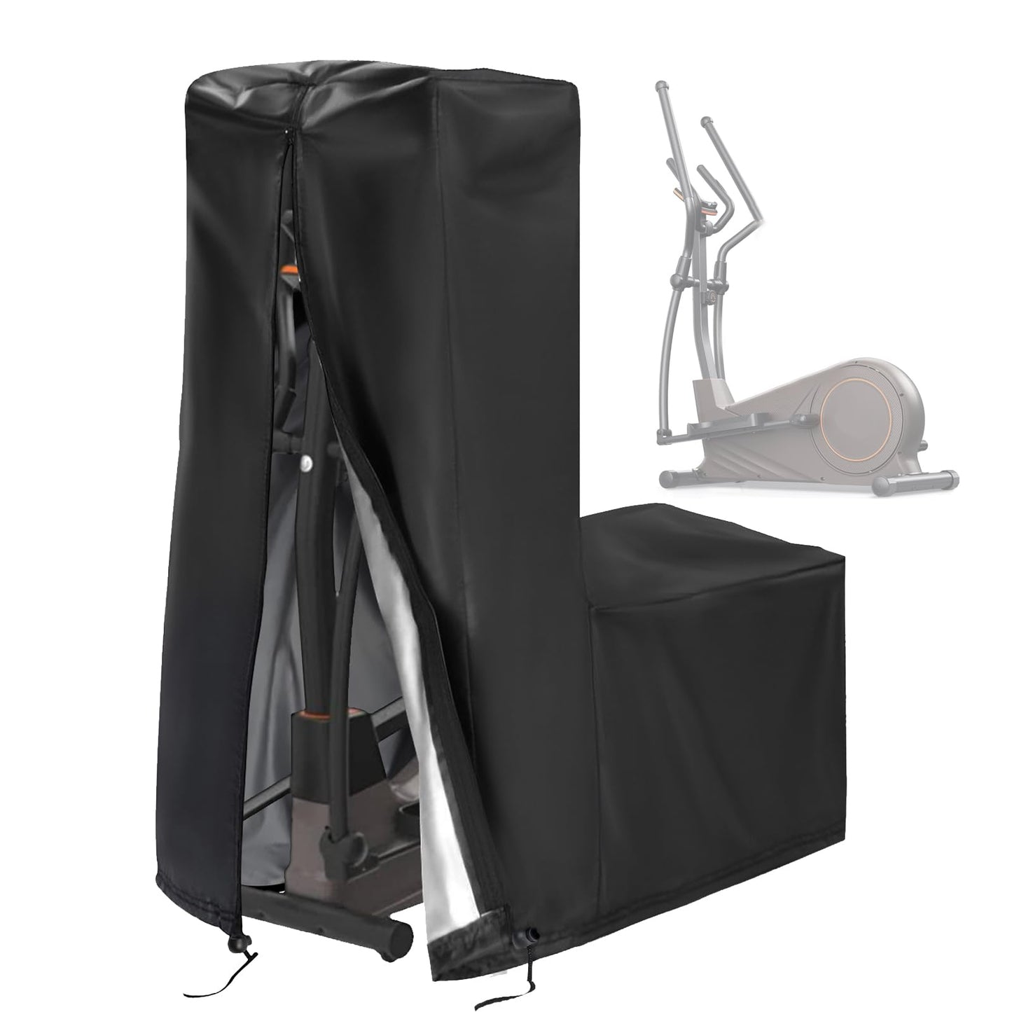 Aidetech Elliptical Exercise Machine Cover Fit for Niceday CT11, Dust-Proof Covers for Elliptical Trainer Machine for Home Use -48'D x 25''W x 62''H