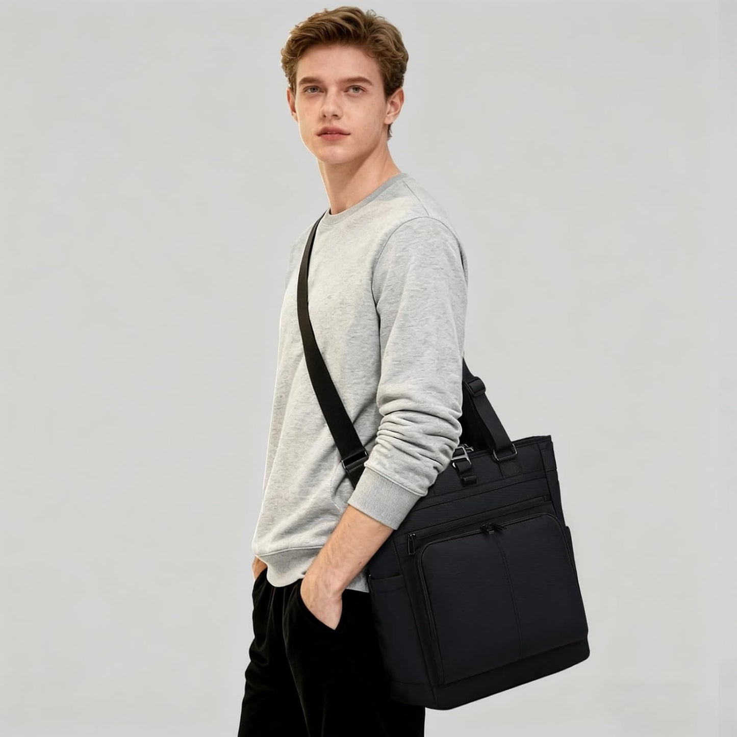 Backpack Backpack, 15.6" mygreen Tokyo Tote Messenger Convertible Tote Bag and Fits Laptop