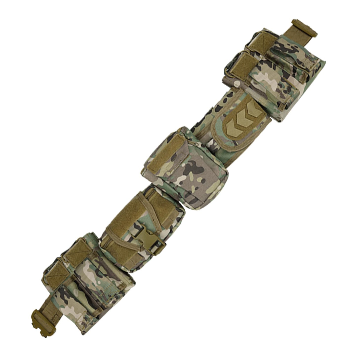BOMTURN Battle Belt Tactical With Accessories: Duty Law Enforcement Combat Airsoft Police Belt With Pouches 7pcs