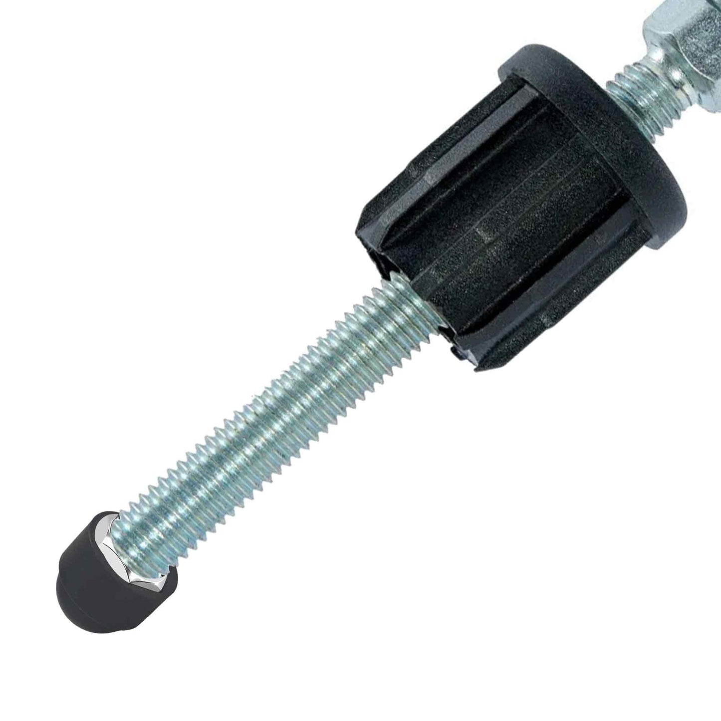 bskkw 30PCS M10x17x20.5mm Black Hex Bolt Nut Protection Caps, Plastic Dome Covers for Hexagonal Screws, Waterproof Decorative Caps for Exposed Hardware