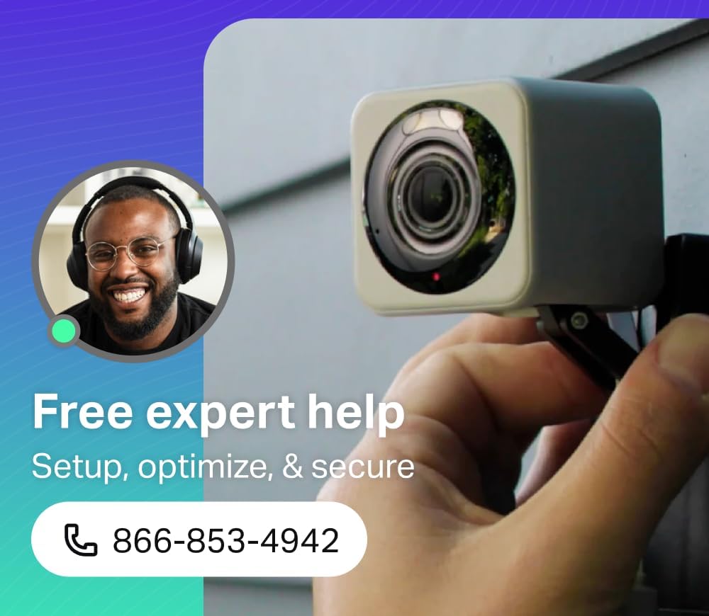 WYZE v4 2.5K Cam (Latest Model), AI Security Camera, Indoor/Outdoor Cameras for Home Security, Baby Monitor & Pet