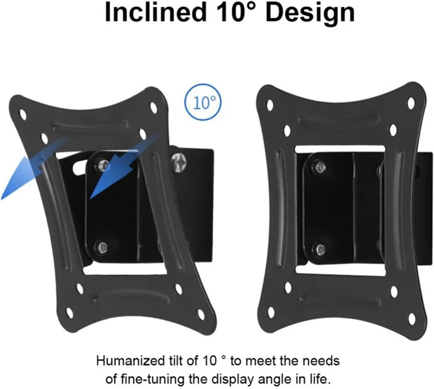 YHNNH 14-26inch Universal Wall Mount TV Stand For LCD LED Screen Tilt Angle Monitor Wall Mount Bracket For VESA TV