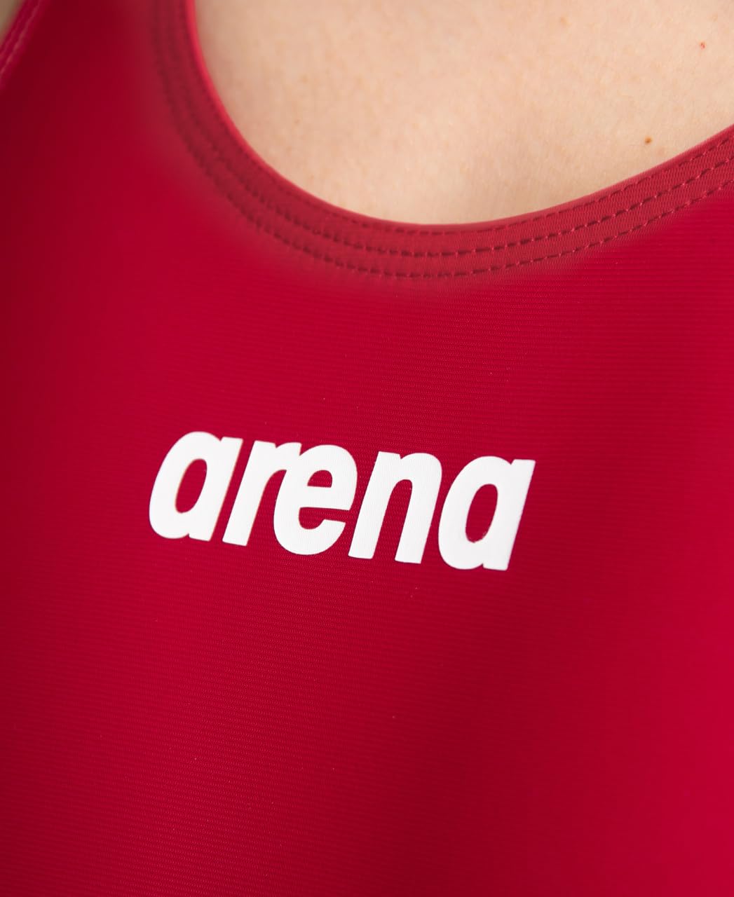 ARENA Powerskin ST Next Open Back Women's Competition Racing Swimsuit Full Body Short Leg Kneeskin One Piece Athletic Tech Suit, Deep Red, Size 26