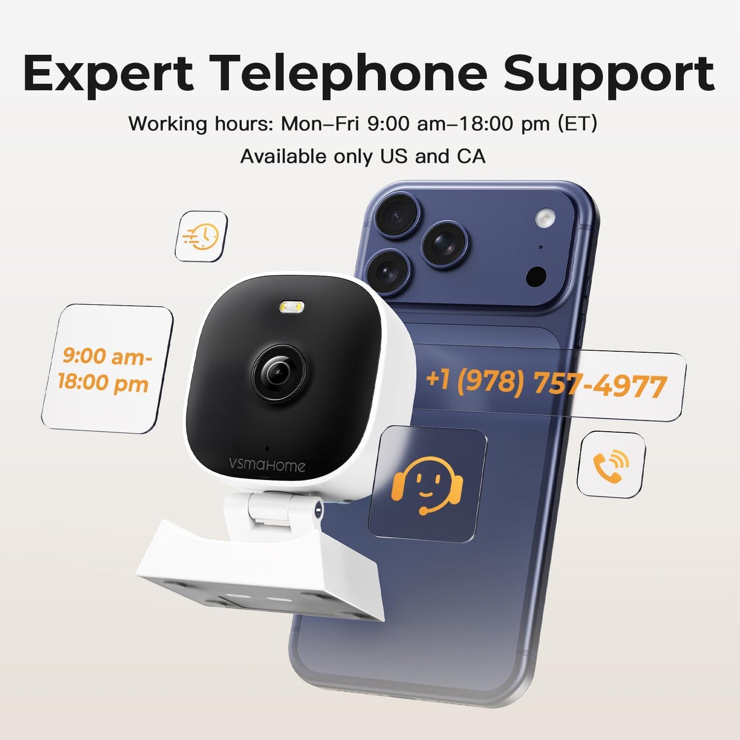 VSMAHOME 2K Vision,2-Way 24/7 128G Included),2-Pack Cameras for Home Security,Indoor/Outdoor for Baby/Elder/Pet