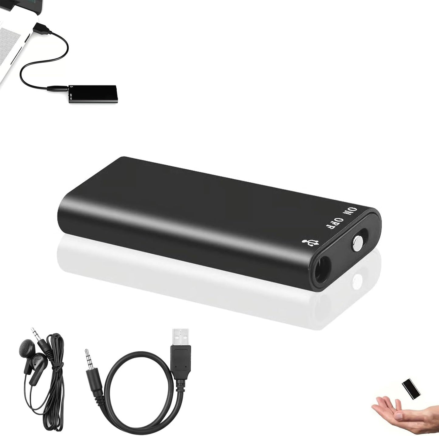 Generic (8G) Mini Voice Recorder: Capture Every Sound with Smart, Compact Precision, Voice Activated Recorder, Voice