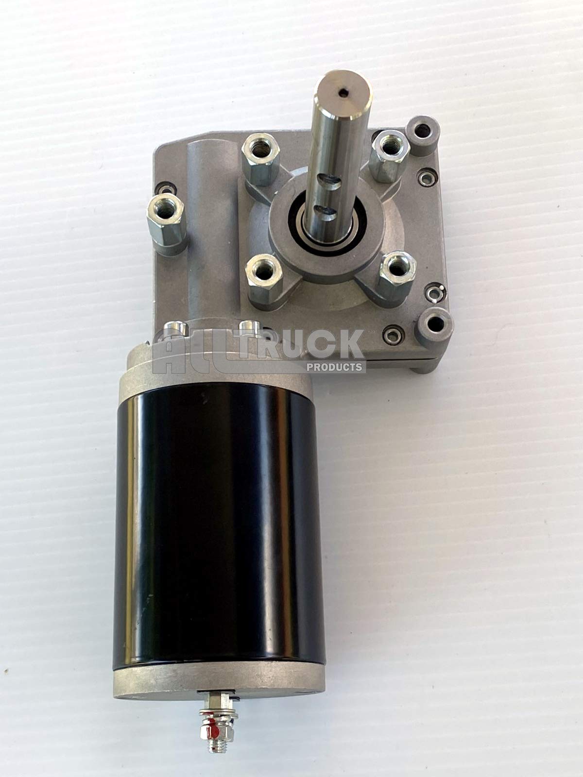 ALL TRUCK PRODUCTS 600W/50:1 - 1.5 HP - Universal Replacement Dump Truck Trailer Tarp Motor w/Chrome Cover - 3 Yr Warranty