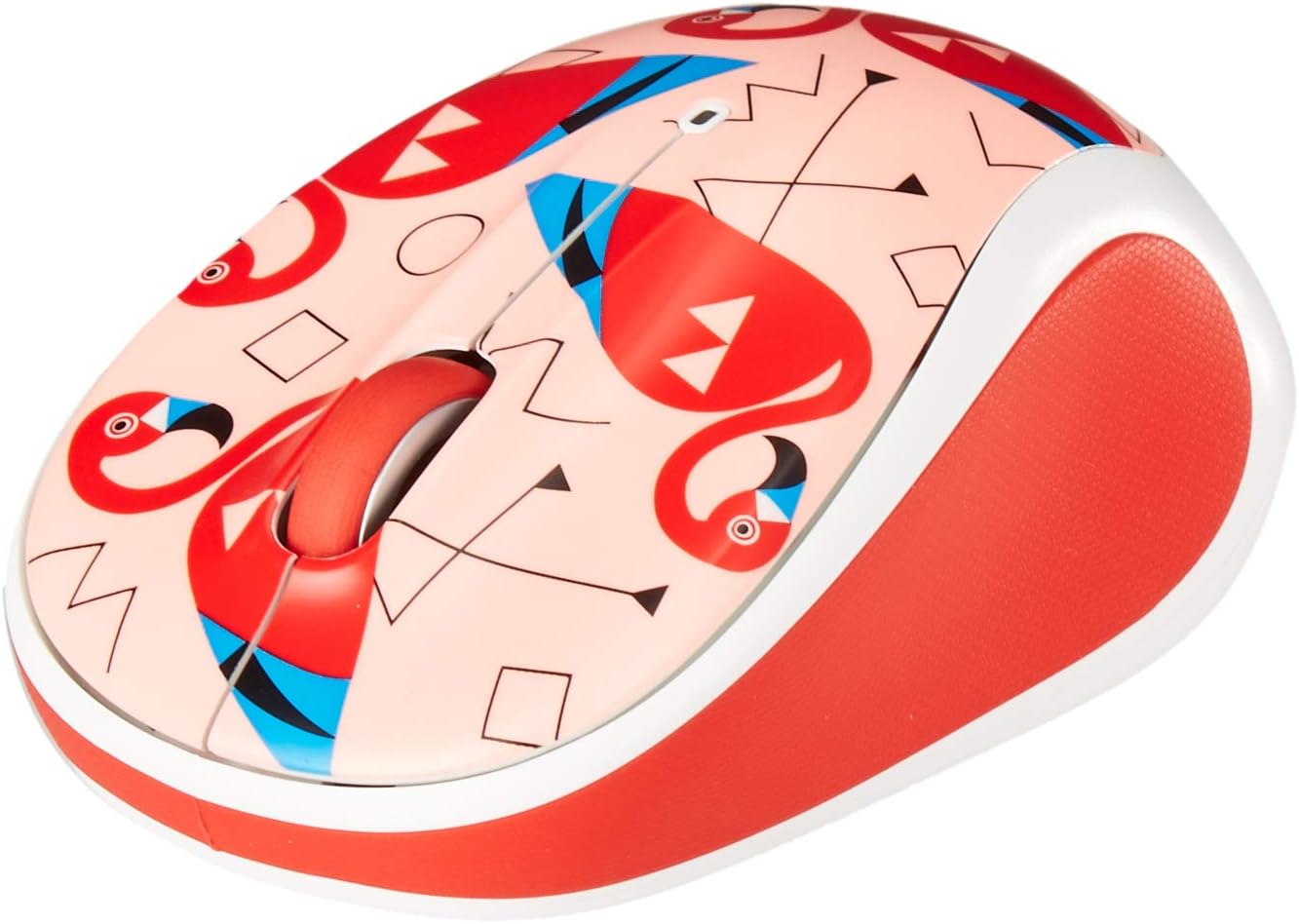 Logitech M325 Wireless Mouse in Vibrant Flamingo Color