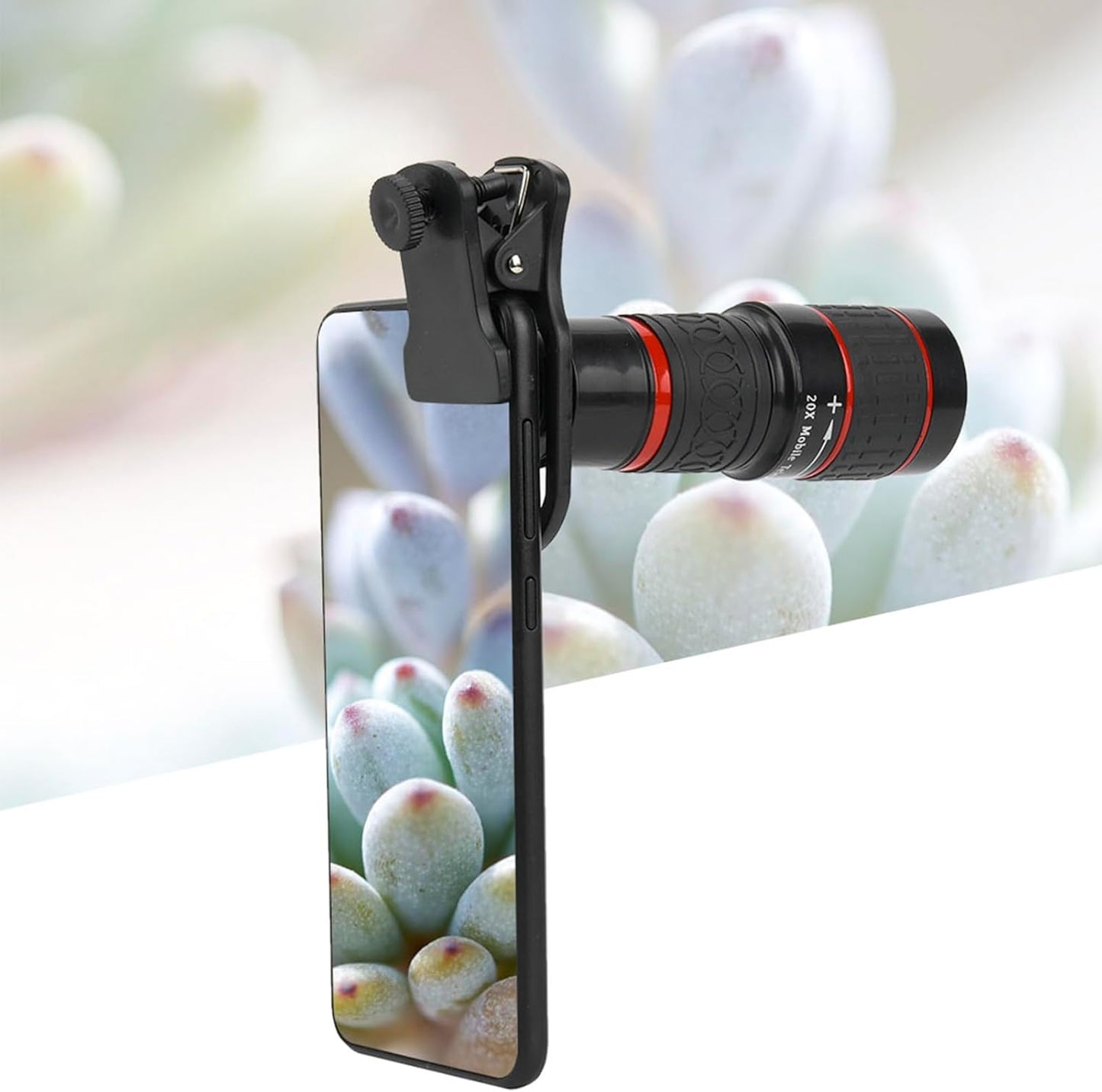 Acouto 20X Telephoto Lens for Smartphones - Black