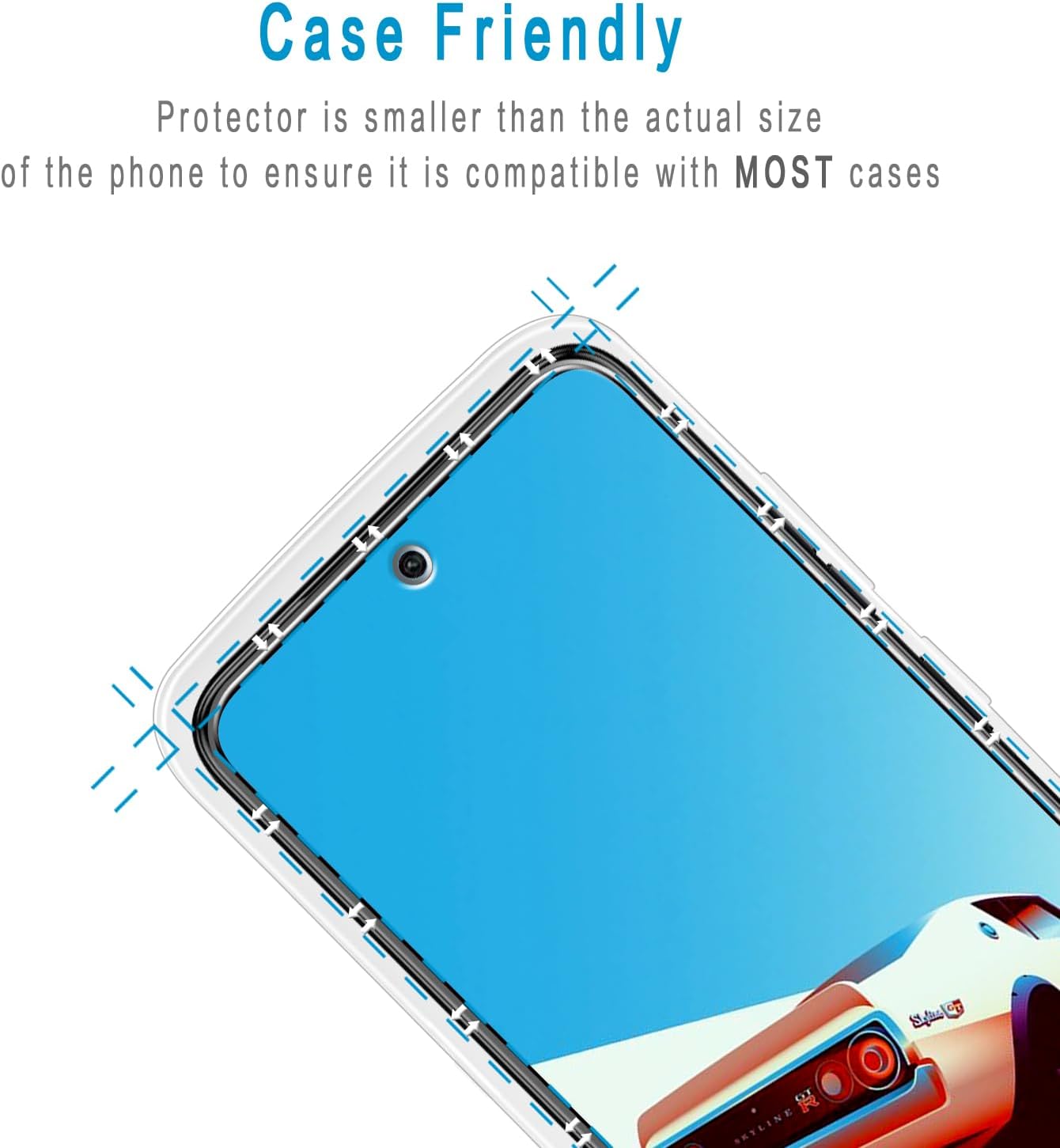 (2 Pack) 5G (2024) 6.7-inch Designed for Motorola Moto G Stylus Tempered Glass Screen Protector, Anti Scratch, Bubble