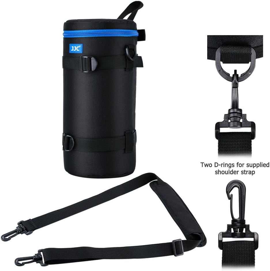 150-500mm f/5-6.3 800mm f/11 200-500mm f/5.6E 4.9'' 11.4''(D JJC Deluxe Lens Case Pouch Bag for Sigma DG OS HSM, Canon