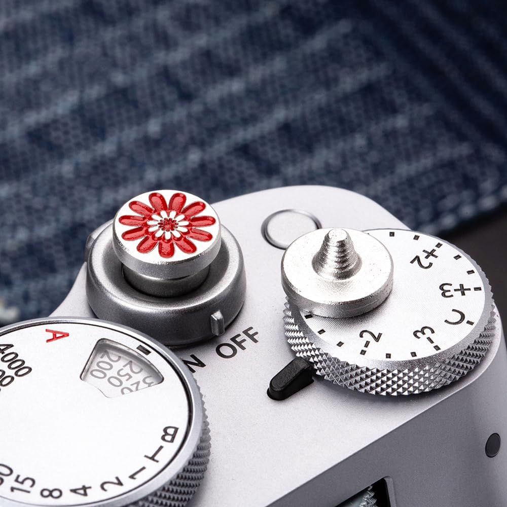 X100VI X100V X-E4 X-E3 X-T5 X-T4 X-T3 X-T30 X-T20 X-PRO3 Camera Soft Release Button, Shutter Button for Fujifilm II