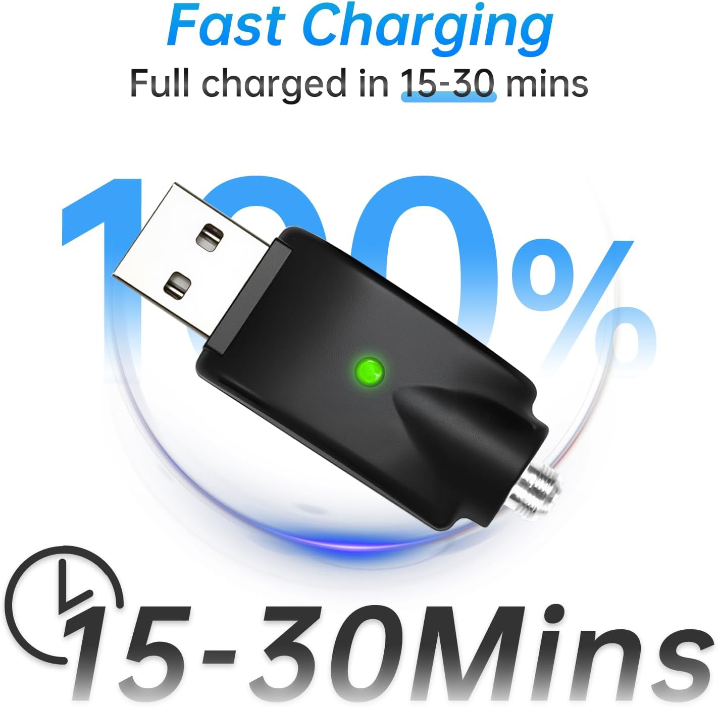 finlusri 2 Pcs Replacement Tip Chargers for Wireless Soldering Iron - Charger with LED Indicator