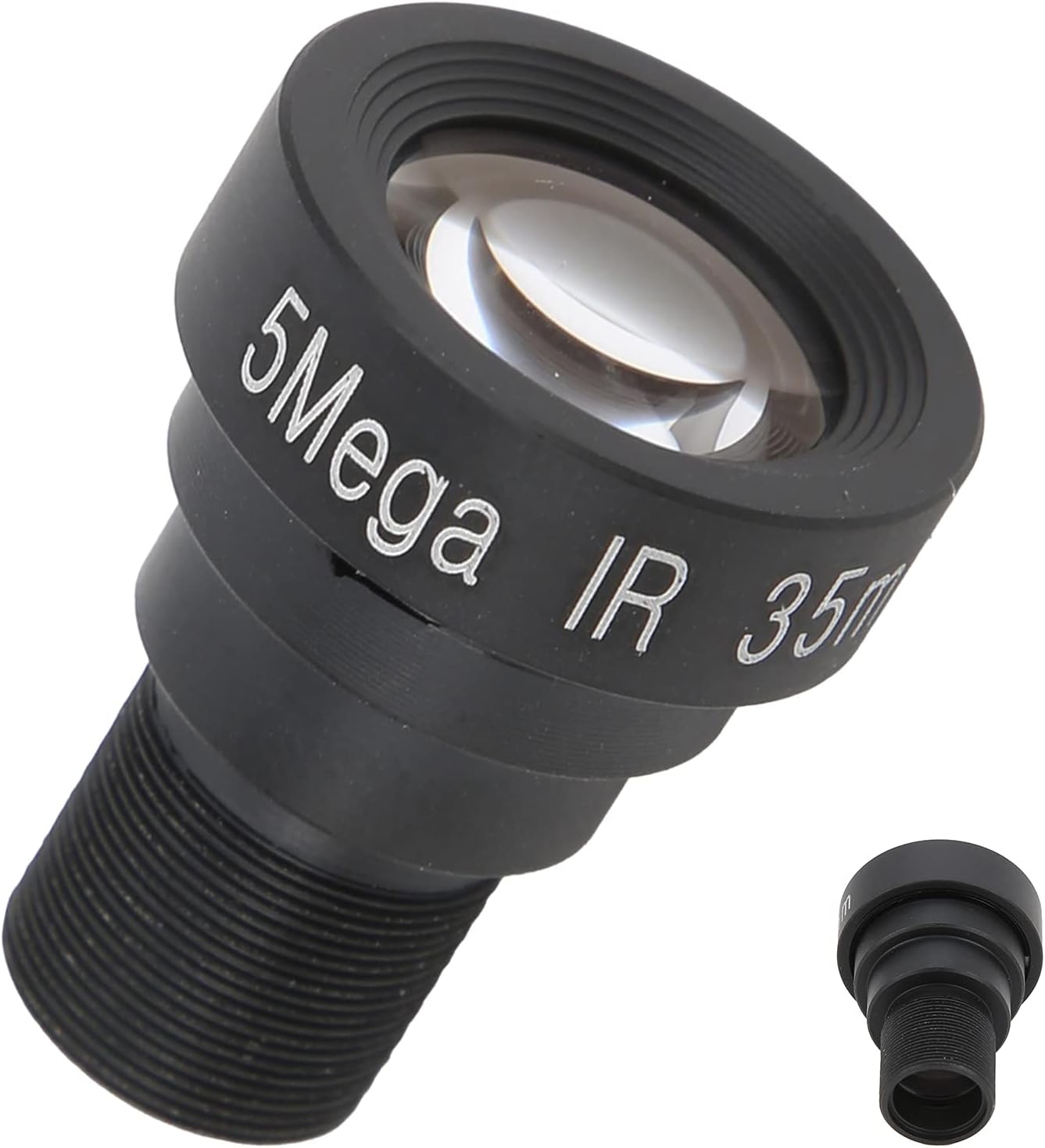 Dioche 5MP M12 35mm F1.8 M12x0.5 CCTV Board Lens, HD Security Camera Lens with Optical Glass, Low Distortion Lens