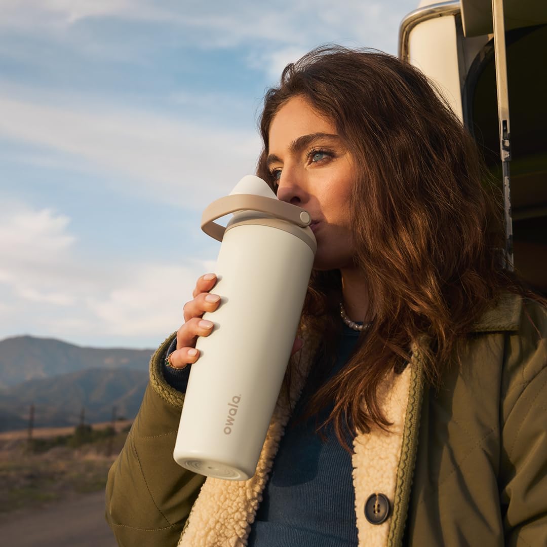 Owala FreeSip Sway Insulated Stainless Steel Water Bottle - 40oz, Two-Way Spout, BPA Free, Leak Proof | Perfect for Travel, School & Sports