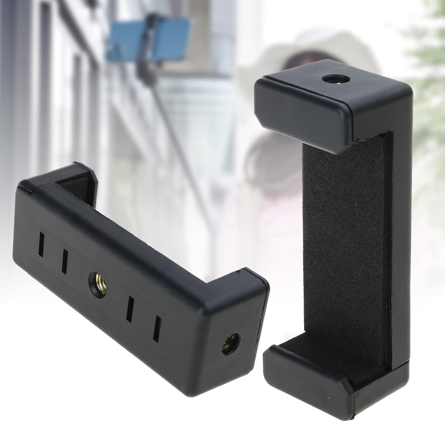 QMQJIA Phone Holder Clip for Tripods - Perfect for Selfies