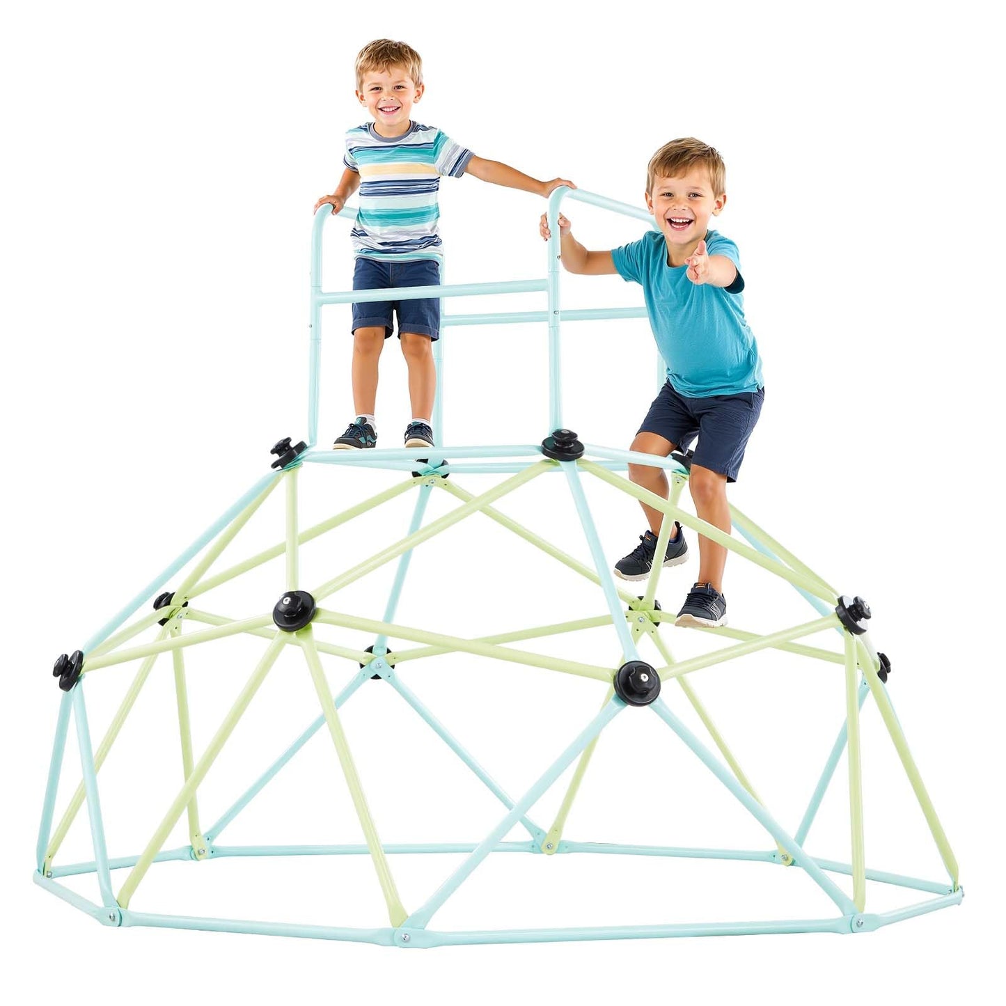 VEVOR Climbing Dome, 6FT Geometric Dome Climber for Kids, 600LBS Loading Indoor/Outdoor Jungle Gym Playground, Easy-Assembly Backyard Climbing Play Equipment for Boys Girls 3 to 10 Years Old