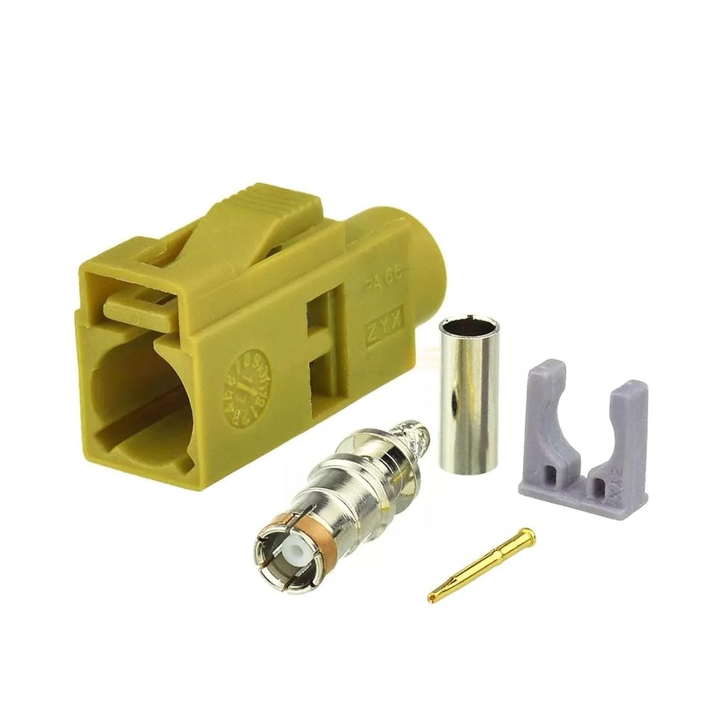 3Pcs RG316 RG174 RF Coaxial Cable Connector, Fakra Video Connector K Female Cable Connector for Navigation Ships or Car