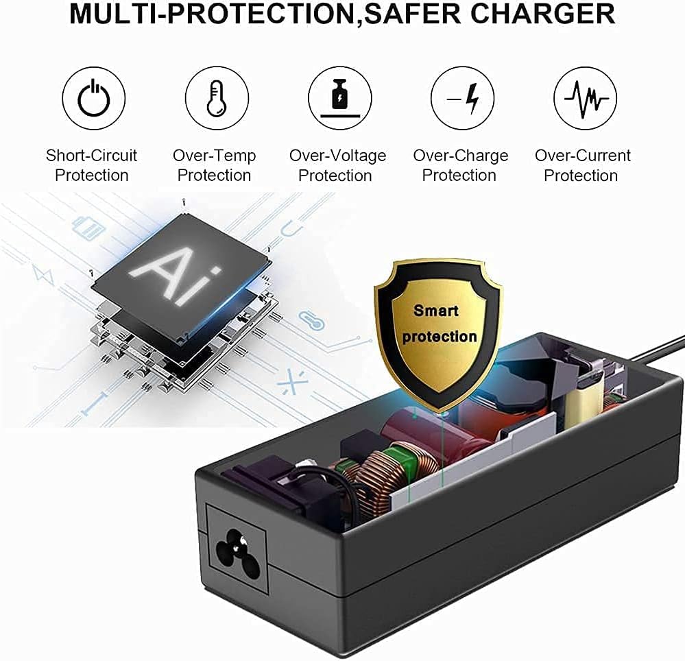 DECSZDY 45W USB-C Laptop Charger Compatible with HP Chromebook Computer and More USB Type C Fast Charging Power Adapter