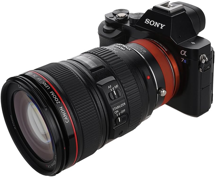 Fotodiox ArtFX ColorFlare Adapter for Canon EOS (EF/EF-S) D/SLR Lens to Sony Alpha E-Mount Mirrorless Camera Body