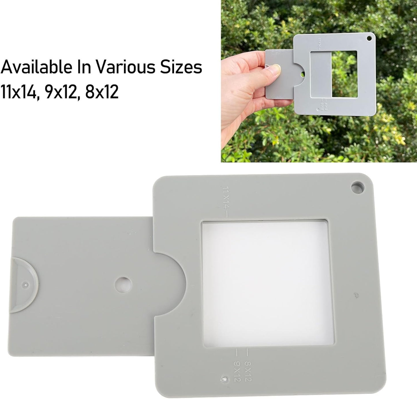 SUNGOOYUE Viewfinder, View Catcher with Sliding Mechanism, Adjustable Sliding Mechanism with Color Isolation