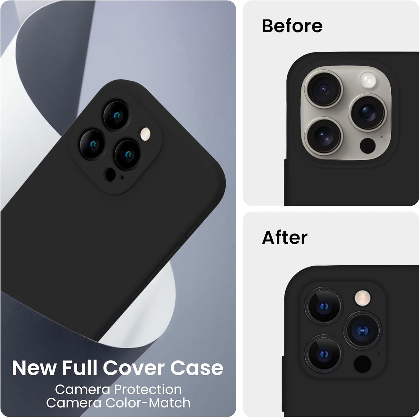 16 2024, FireNova Designed for iPhone Pro Max Case, Silicone Upgraded [Camera Protection] Phone Case, Soft Anti-Scratch