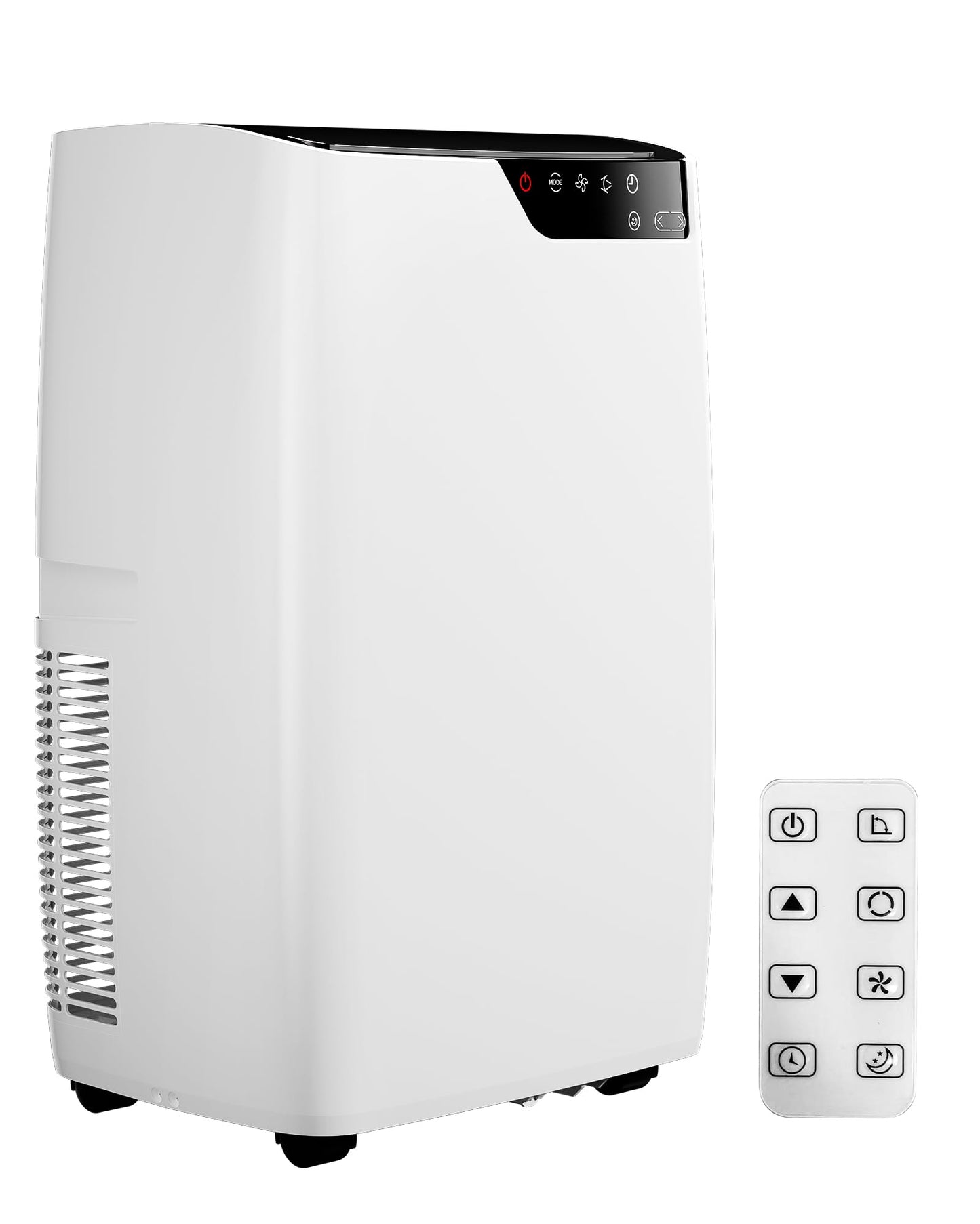 Portable Air Conditioners 16,000 BTU for Rooms Up To 800 Sq.Ft. Portable AC, Dehumidifier, 24H Timer, Sleep Mode & Water level indication, Remote Control & Window Kit, White & Black