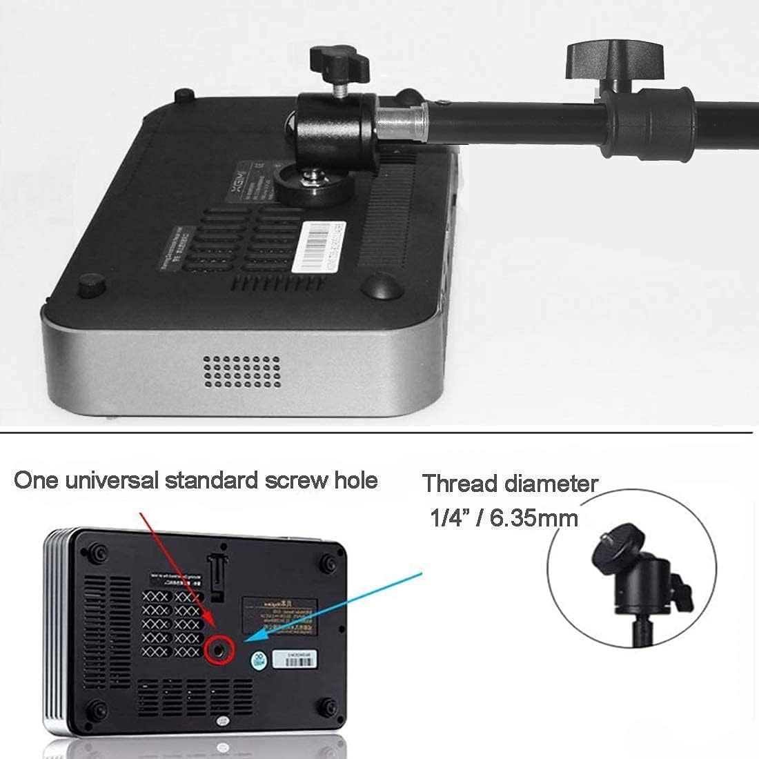 Coret (18" 40") 3lbs (1.5kgs) Projector Floor Stand, Portable Tripod Mount - Folding Stand for Projector, Camera