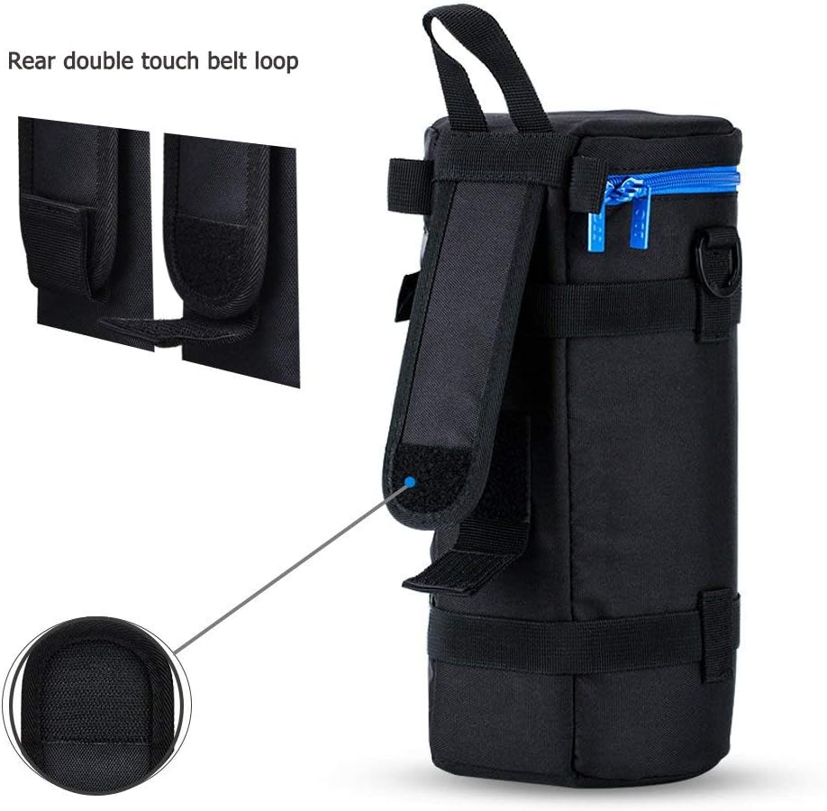 150-500mm f/5-6.3 800mm f/11 200-500mm f/5.6E 4.9'' 11.4''(D JJC Deluxe Lens Case Pouch Bag for Sigma DG OS HSM, Canon