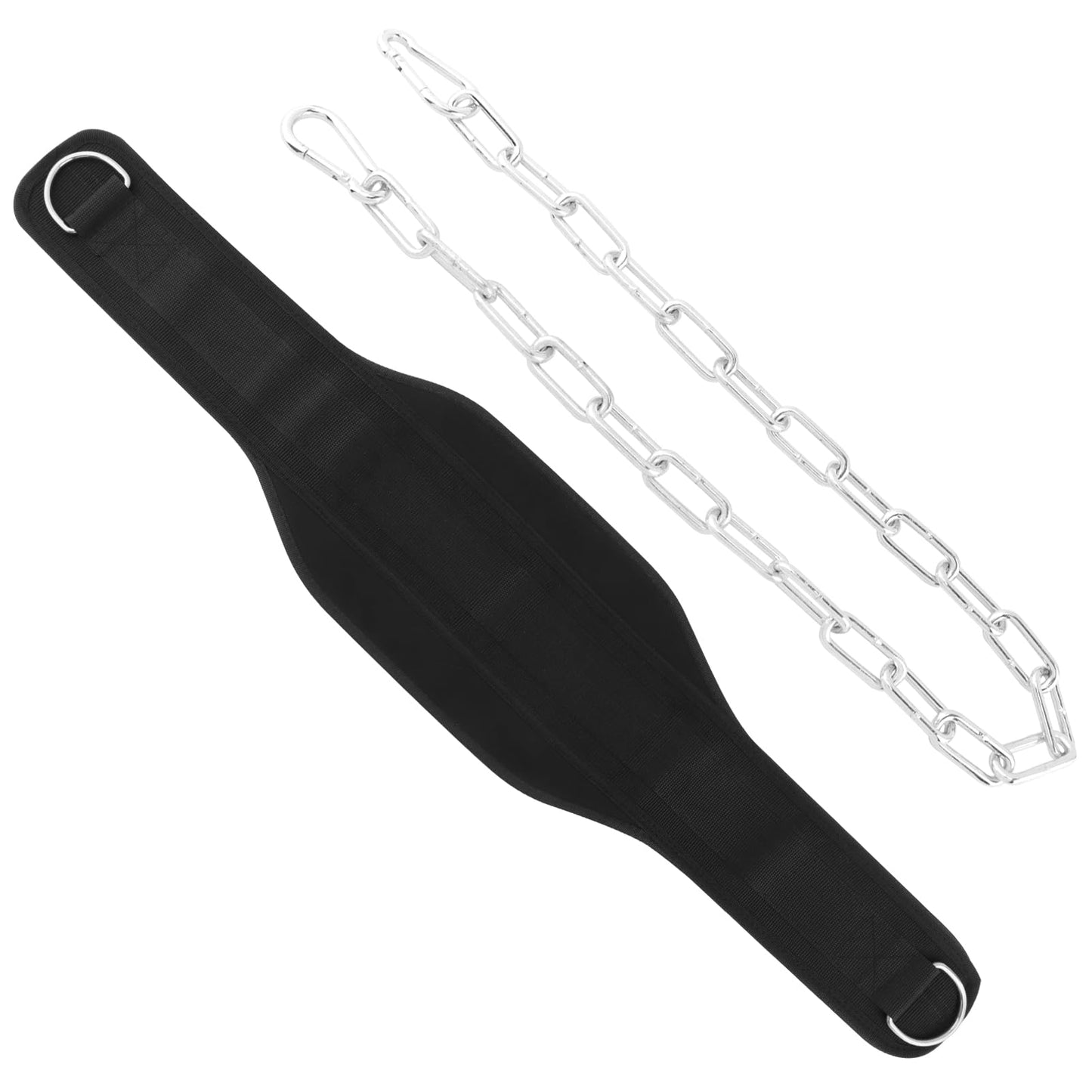 Dip Belt for Weightlifting,Weighted Pull Ups Belt with Chain,Weightlifting Belts for Men Women,Gym Workout Waist DipBelt for Weight Lifting,Squat,Training,Fitness Weight Belts