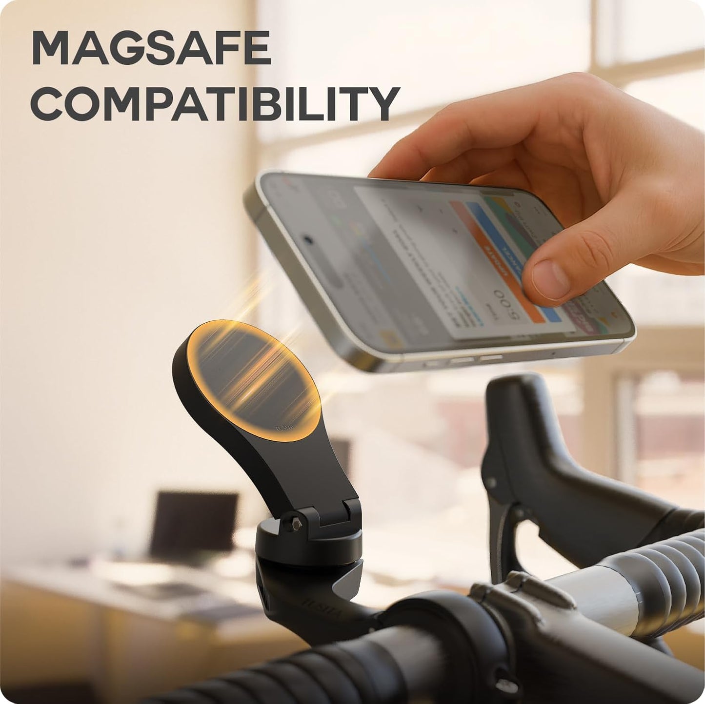 TUSITA Indoor Phone Mount Adapter for MagSafe - Compatible with Garmin