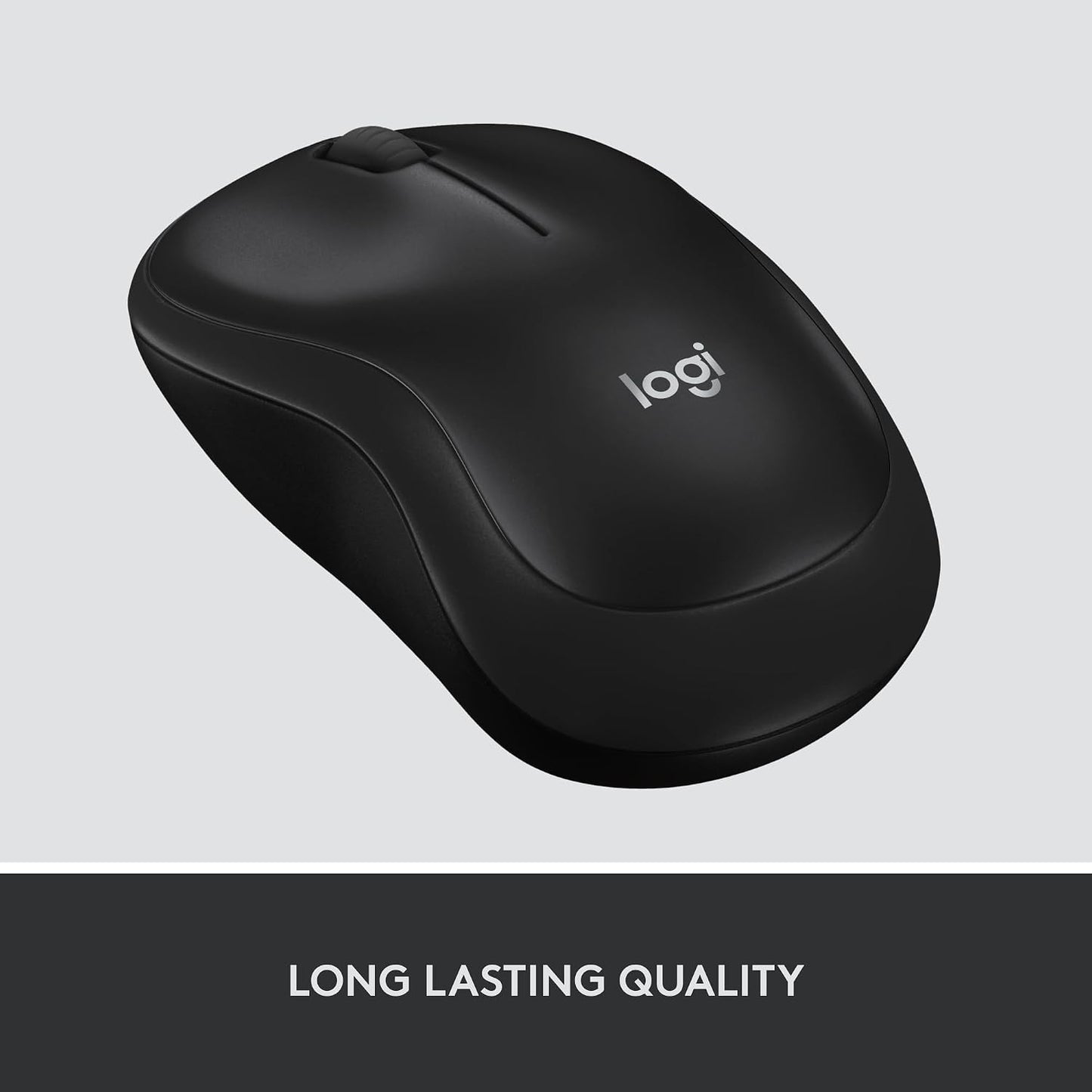 Logitech M220 Wireless Silent Mouse in Sleek Black