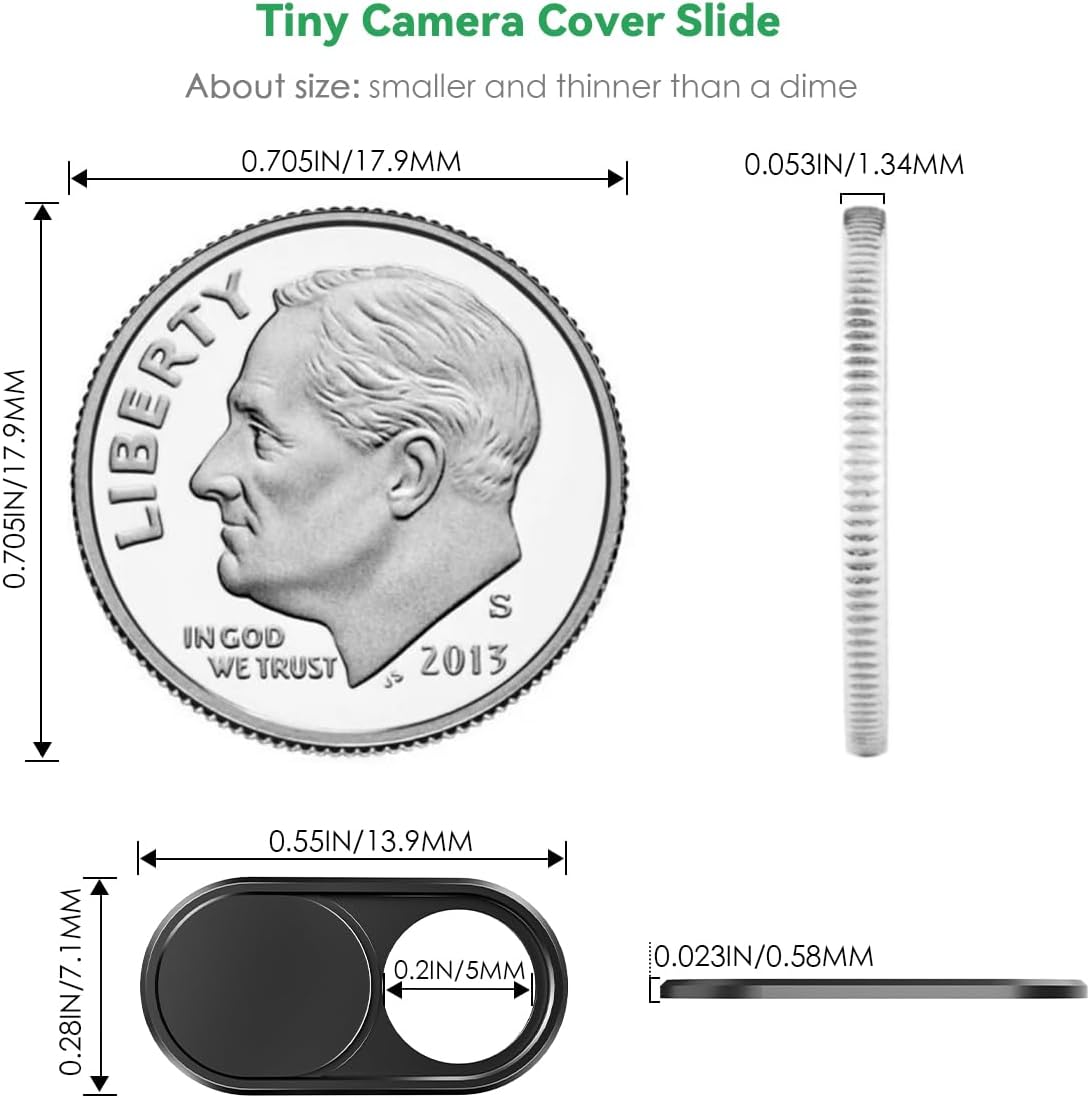 Set CloudValley Webcam Slider & Magnetic Phone Holder (Black)