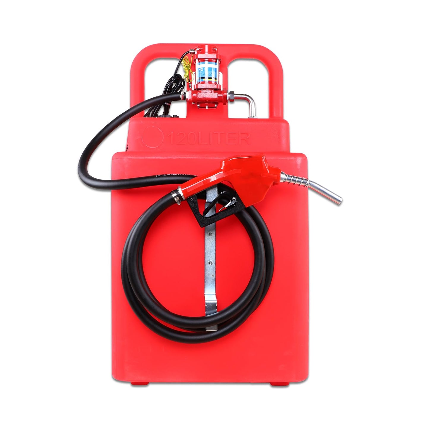 32 Gallon Fuel Caddy, Fuel Transfer Tank, Portable Gasoline Caddy Diesel Caddy with 12GPM Electric Pump for Cars, Motorcycles, Boats, Lawn Mowers, Snowblowers, Auto Fueling Nozzle
