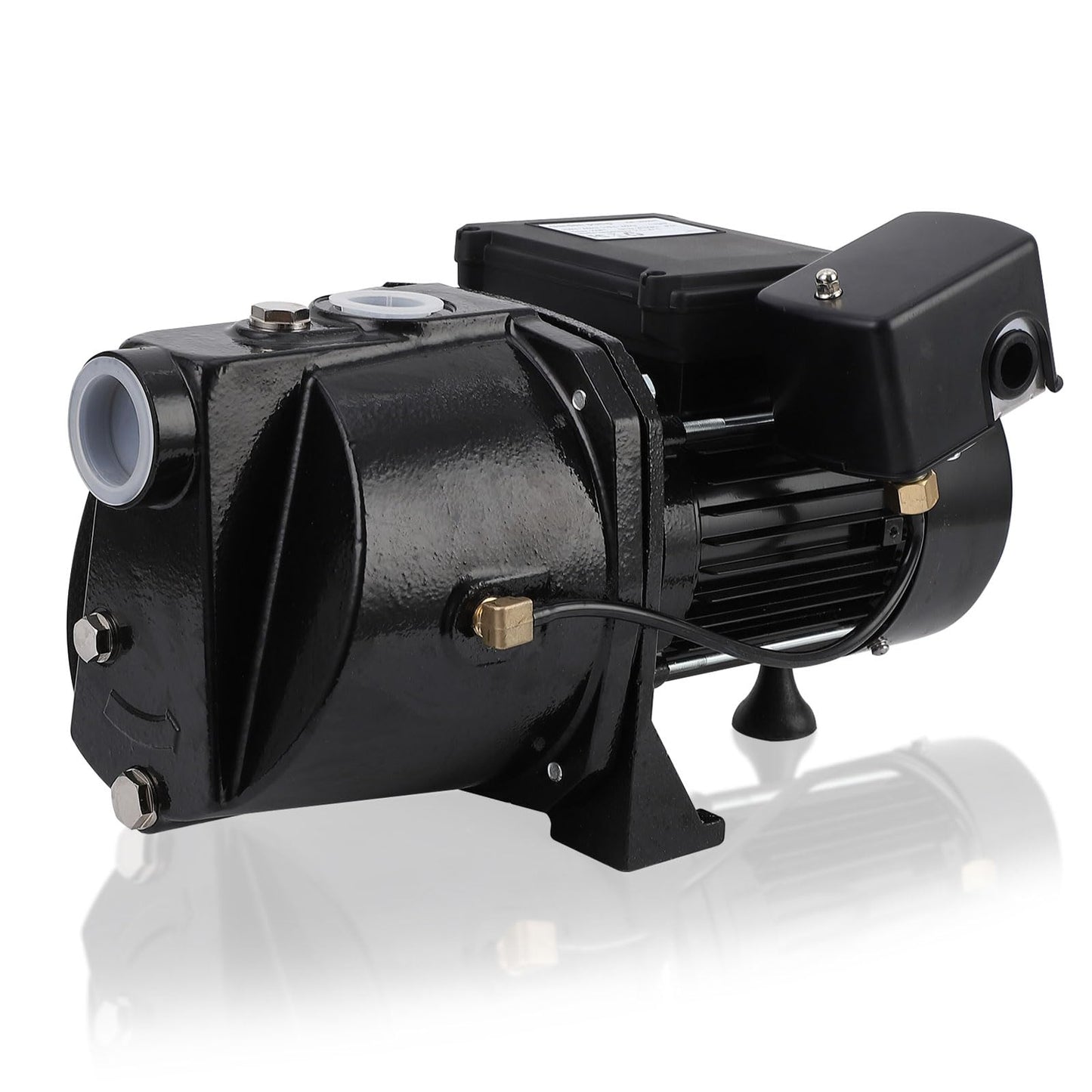 GarveeTech 1.75 Hp Shallow Well Jet Pump, 2070GPH Cast Iron Above Ground Booster Water Transfer Pump, Depth Up to 25 ft, 115V/230V Dual Voltage 60Hz, for Draining Irrigation Lawn Farm Water Removal