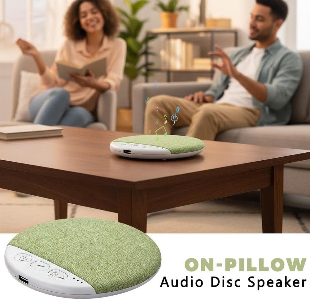Generic 2026 Bluetooth Sleep Pillow Speaker Wireless Under Pillow Headphones with White Noise Timer, Hi-Fi Stereo Sound