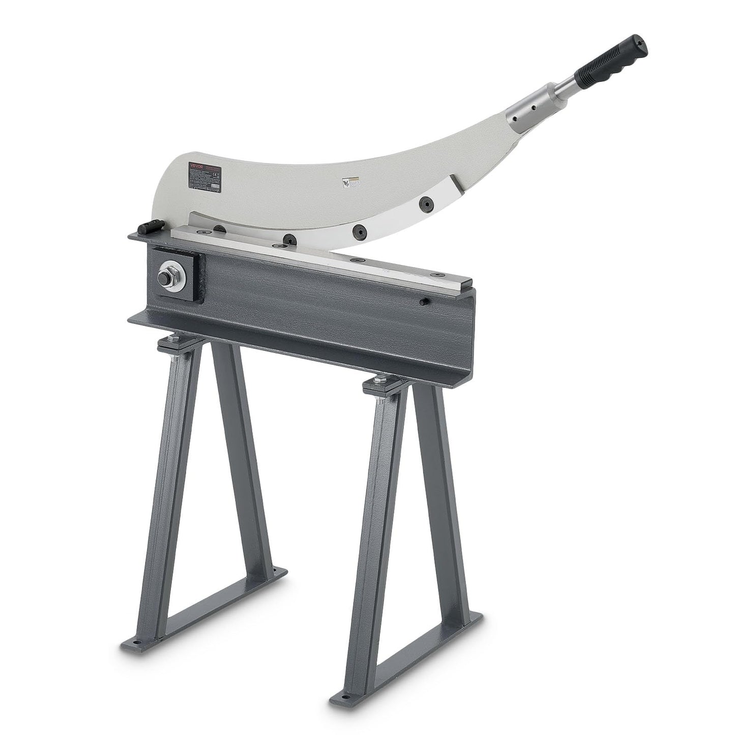 VEVOR Guillotine Shear, 20 in Bed Width Benchtop Cutter, Manual Hand Plate Shear for Metal Sheet Processing, with Q235 Material, High Precision, Stand, for PCB Board, Aluminum, Steel, Copper, Plastic