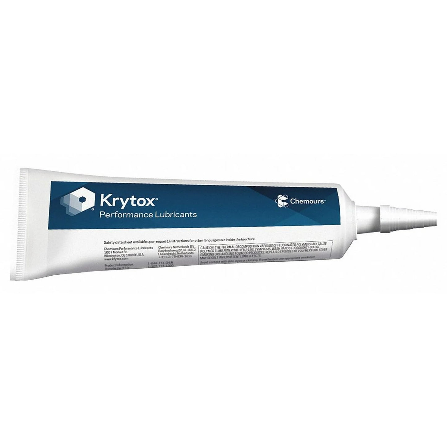 Krytox by Chemours GPL 205 Grease, Pure PFPE/PTFE, 8 oz Tube (D12380948)