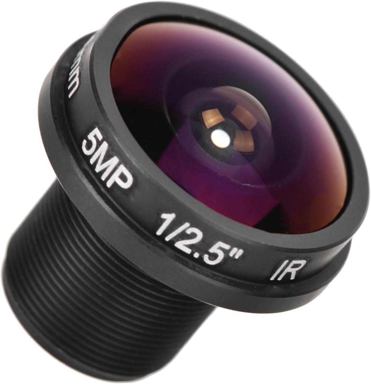 GEERYZHE 1.8mm 180 5MP 1/3inch 1/4inch Fisheye Lens Thread Wide Angle CCTV Camera Lens, HD for Surveillance, Compatible